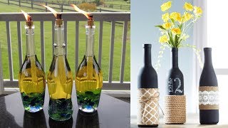 Glass Bottle Crafts To Make [upl. by Martres]