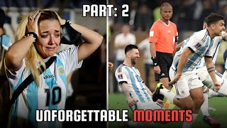 Lionel Messi and Argentina fans Will Never Forget These Moments  part 2 [upl. by Auhsej]