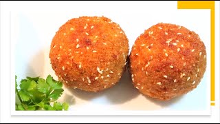 Mozzarella Arancini with Roasted Chestnuts  Mozzarella recipe  How to make Arancini [upl. by Notgnirrab]