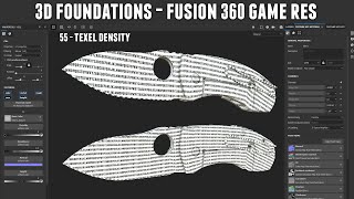 3D Foundations  Fusion 360 Game Res 18 [upl. by Reld]