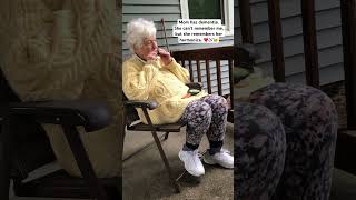 Mom Has Dementia She can’t remember me but she remembers her harmonica❤️ harmonica mom cute [upl. by Koeninger]