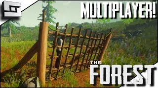 The Forest Multiplayer  BASE DEFENSE E4  Gameplay [upl. by Sairahcaz]