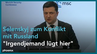 Münchner Sicherheitskonferenz Rede von Wolodymyr Selenskyj [upl. by Kinch]