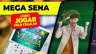 COMO JOGAR NA MEGA SENA PELO CELULAR 2024 💰 [upl. by Anauqes389]