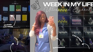 WEEK IN MY LIFE UltrasoundSonography Student Edition [upl. by Floeter]