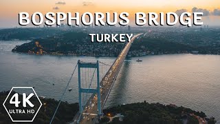 Istanbul Bosphorus Bridge Turkey  Istanbul Bosphorus Bridge Aerial Drone  Drone view [upl. by Malvin650]