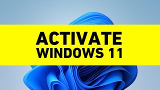 How to Activate Windows 11 [upl. by Anatola]