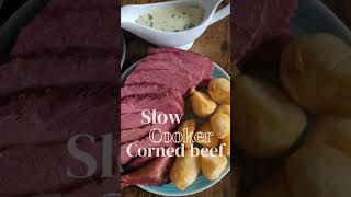 Slow Cooker Corned Beef Budget Cooking [upl. by Orgalim]