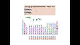 Identify the Noble Gas Electron Configuration for an Element  Chemistry Practice Problems [upl. by Aihsetal202]