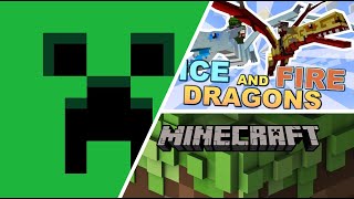 Minecraft T Launcher Ice and Fire Dragon Mod Showcase [upl. by Teevens299]