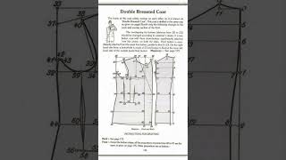 Dubble Bres coat cutting draft haritailoringstudio coatcutting [upl. by Etteiluj]