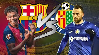 ⚽FC BARCELONA VS GETAFE EN DIRECTO  LA LIGA EA SPORTS EN VIVO 🏆🔴 [upl. by Emelyne]