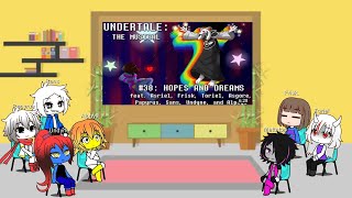 Undertale react to Hopes and Dreams [upl. by Radnaskela]