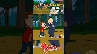 STAN ES PERSEGUIDO POR MUTANTES 😱🧟⏰  AMERICAN DAD  PARTE 5【T2 EP14】 [upl. by Cowey]