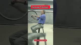 Gyroscope Precession demonstration by Professor Walter Lewin physicslover walterlewin spacex [upl. by Eon]