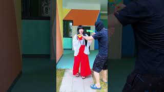 墨墨打败坏人解救了桔梗Inuyasha CosPlay Shorts [upl. by Errot]