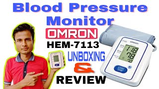 Omron HEM7113 Automatic Blood Pressure Monitor [upl. by Suhpoelc277]