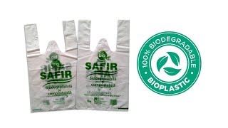 Biodegradable Bag Manufacturing Process [upl. by Aliakam]