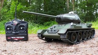 Torro T3485 RC Panzer 24GHz  116 von TorroShopde  Testbericht amp Testfahrt [upl. by Hgielyak]