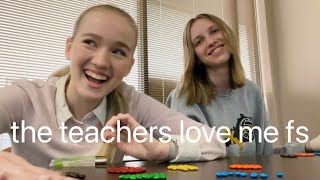 class vlog sitting with my best friend [upl. by Nylhsa733]