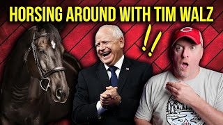 MONDAY SPICE Horsing Around with Tim Walz [upl. by Kiki]