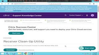 Citrix Receiver cleanup utility  Citrix Workspace cleanup utility  How to uninstall Citrix [upl. by Ynots]