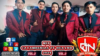 Mix Cayambeñas ft huaynos en vivo chinibamba 2024 [upl. by Ahseal223]