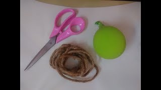 Birds Nest using jute in 2 easy steps DIYHome Decors [upl. by Nonohcle465]