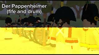 Der Pappenheimer fife drum and bugle [upl. by Aplihs]