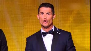 10 Mins Ronaldo Reaction quotSiiiquot Ballon Dor 2014 [upl. by Sonnie770]