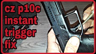 CZ p10c sticky trigger fix p10f and p10s too [upl. by Jamil]