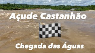 Chegada das Águas do Rio Jaguaribe ao açude Castanhão hoje 09042024 Ceará [upl. by Ia20]