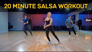 Easy to Follow 20 Minute Salsa Dance Workout [upl. by Sternberg337]