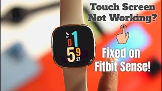 Fitbit Sense Touch Screen Not Working Fixed Unresponsive Frozen Screen [upl. by Sukramed496]