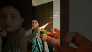 HAPPY DIWALI MERI TARAF SE MAINE SET CANDLE NAHIN GUJARTI MAM DEKH KAR DAR GAI [upl. by Ehgit]