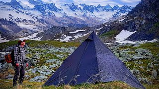 Solo Hiking Transfagarasan  Bâlea Lake  Camping  Cooking [upl. by Errot364]