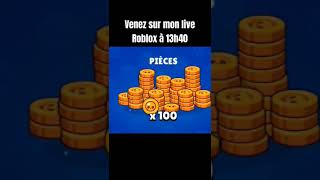 Venez sur mon live Roblox brawlstars [upl. by Ykcub]