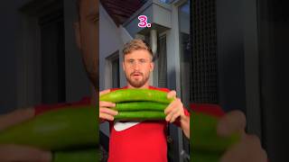 Guess how many cucumbers this challenge tookshotrs [upl. by Aehr]