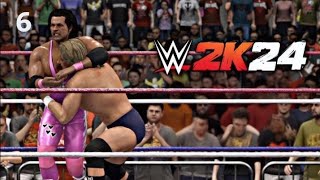 showcase wwe2k24 Bret quotHit Manquot Hart vs quotRowdyquot Roddy Piper an offer 6 [upl. by Noiek]