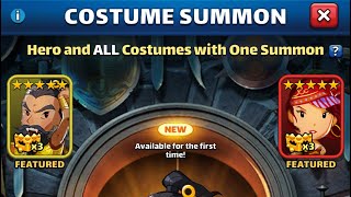 Empires amp Puzzles  Costume Summons feat Toon Leonidas and Marjana [upl. by Ahseyk]