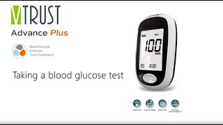 Advance Plus Strips Glucose Test Operational Tutorial [upl. by Yelir517]