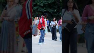 Jeene Ke Hai Chaar Din Dance deepakdevrani4309 danceinpublicchallenge reactionvideo [upl. by Nosdrahcir]