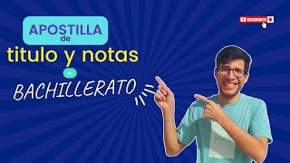 Apostilla del título de bachiller  notas certificadas en Venezuela Experiencia [upl. by Oigile140]