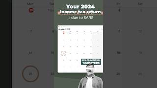 South African Tax Reminder on Income Tax Return deadlines Tax taxseason [upl. by Adnarem]