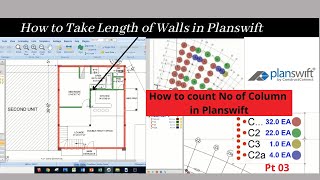 Use of Linear and Count command in Planswift [upl. by Benenson]