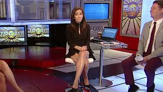 Lauren Simonetti Smoking Hot Legs Classic in a Black Micro Mini on Fox Business Network [upl. by Suanne]