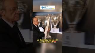 Real Madrid ya muestra en sus vitrinas la decimoquinta copa de Europa [upl. by Yumuk881]