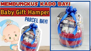 Membungkus Kado Bayi  Baby Gift Hamper  Parcel bayi  Baby Gift idea [upl. by Znieh]