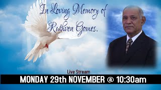 Celebrating the life of Ruthven Gomes [upl. by Hephzipa]