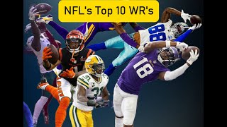 NFLs Top 10 Wide Receivers 2024 [upl. by Adnol]